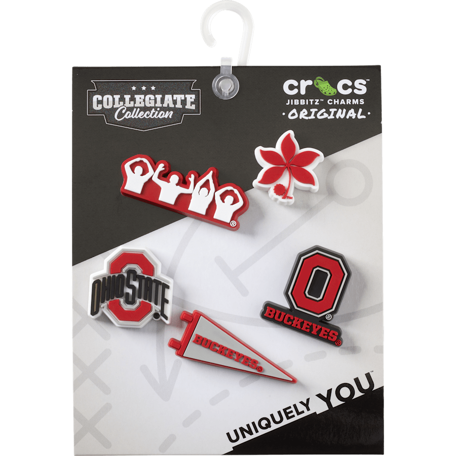 Crocs Premium | Ohio State University 5 Pack Jibbitz™ charms