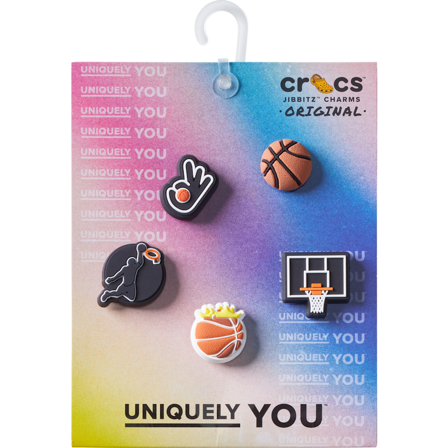 Crocs Exclusive | Basketball Team 5 Pack Jibbitz™ charms