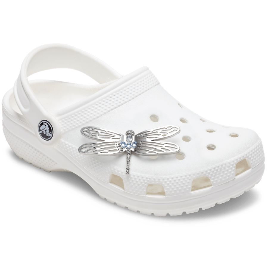 Crocs Featured | Silver Dragonfly Jibbitz™ charms
