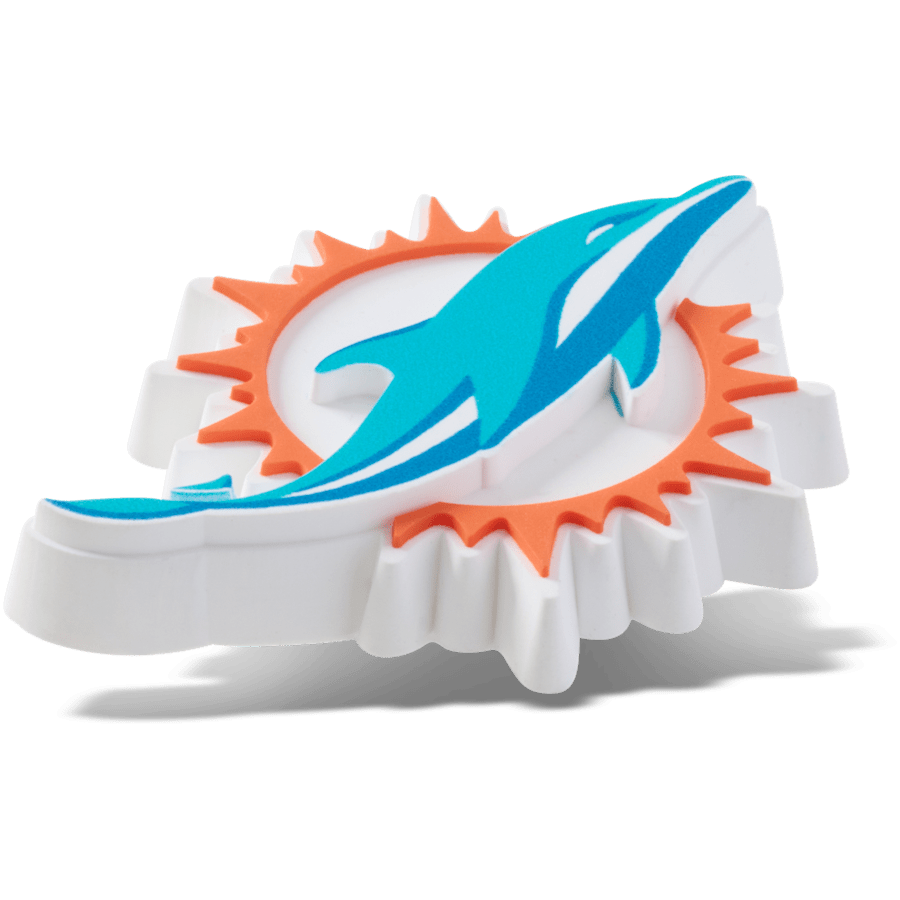 Crocs Best Seller | NFL Miami Dolphins Logo Jibbitz™ charms