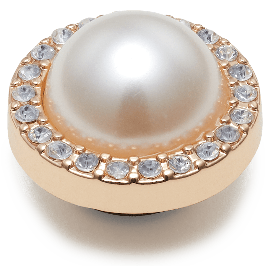 Crocs Featured | Pearl with Diamonds Jibbitz™ charms