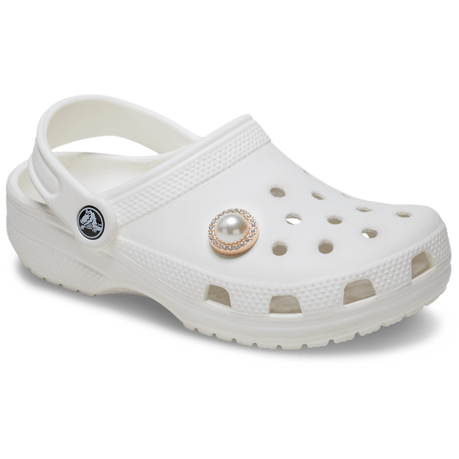 Crocs Featured | Pearl with Diamonds Jibbitz™ charms