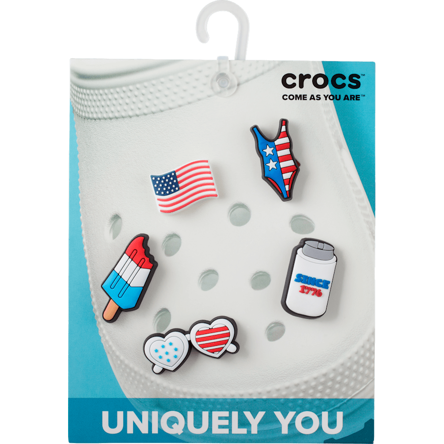 Crocs Classic | USA 5 Pack Jibbitz Shoe Charm