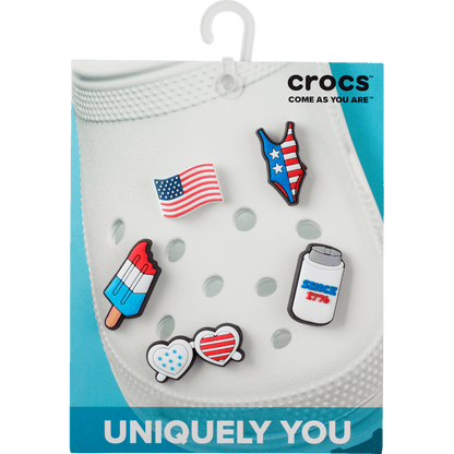 Crocs Classic | USA 5 Pack Jibbitz Shoe Charm