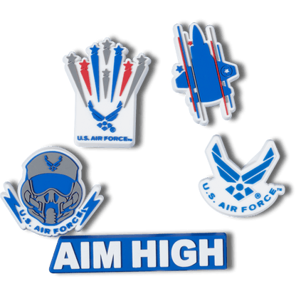 Crocs Premium | Armed Forces US Air Force 5Pck Jibbitz Shoe Charm