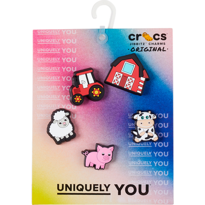 Crocs Top Pick | Cutesey Farm Animal 5 Pack Jibbitz Shoe Charm