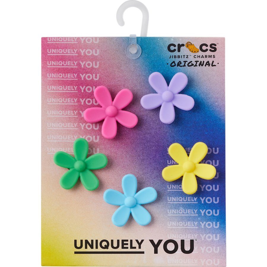 Crocs Premium | Flower Power 5 Pack Jibbitz™ charms