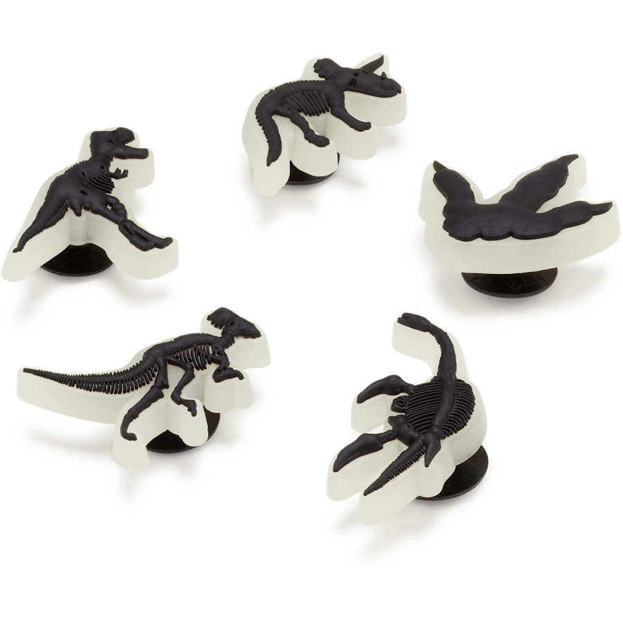 Crocs Trending | Glow In The Dark Dino 5 Pack Jibbitz Shoe Charm