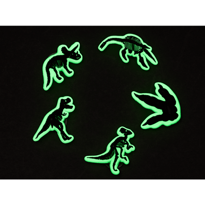 Crocs Trending | Glow In The Dark Dino 5 Pack Jibbitz Shoe Charm