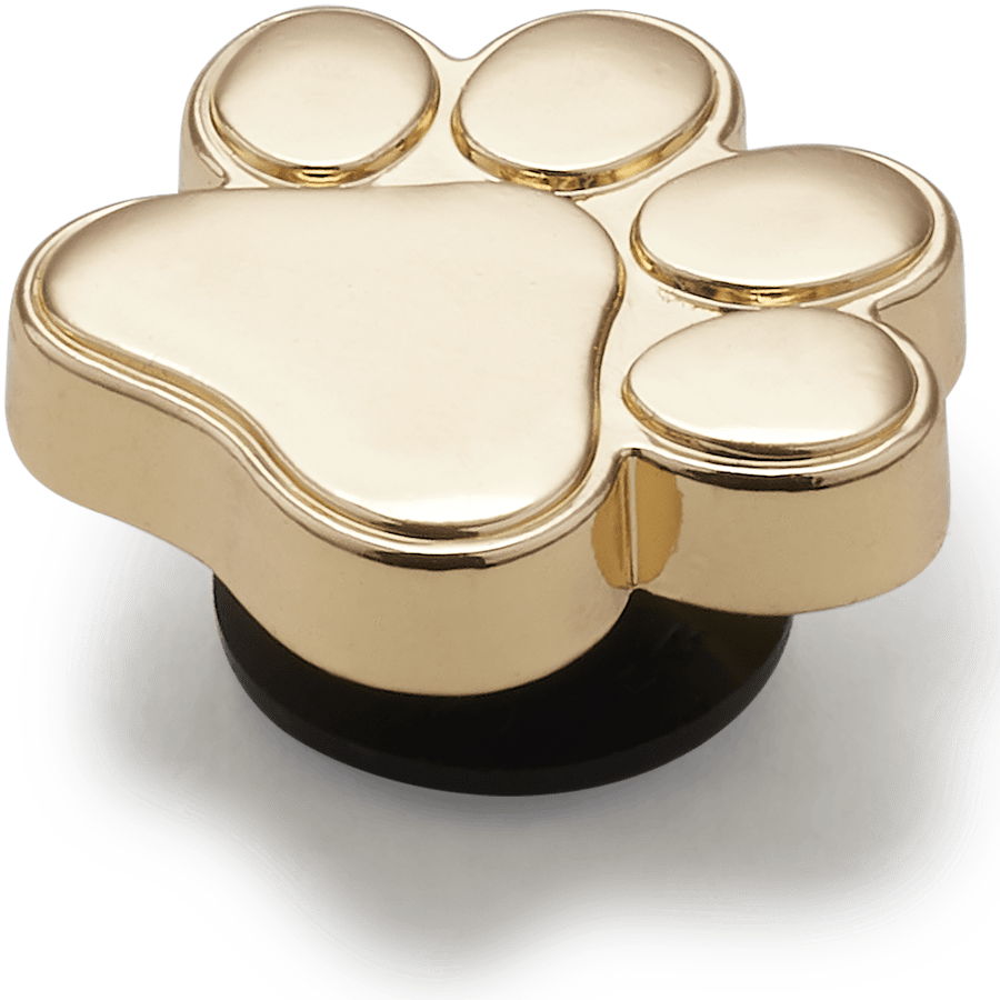 Crocs Great Value | Gold Dog Paw Jibbitz™ charms