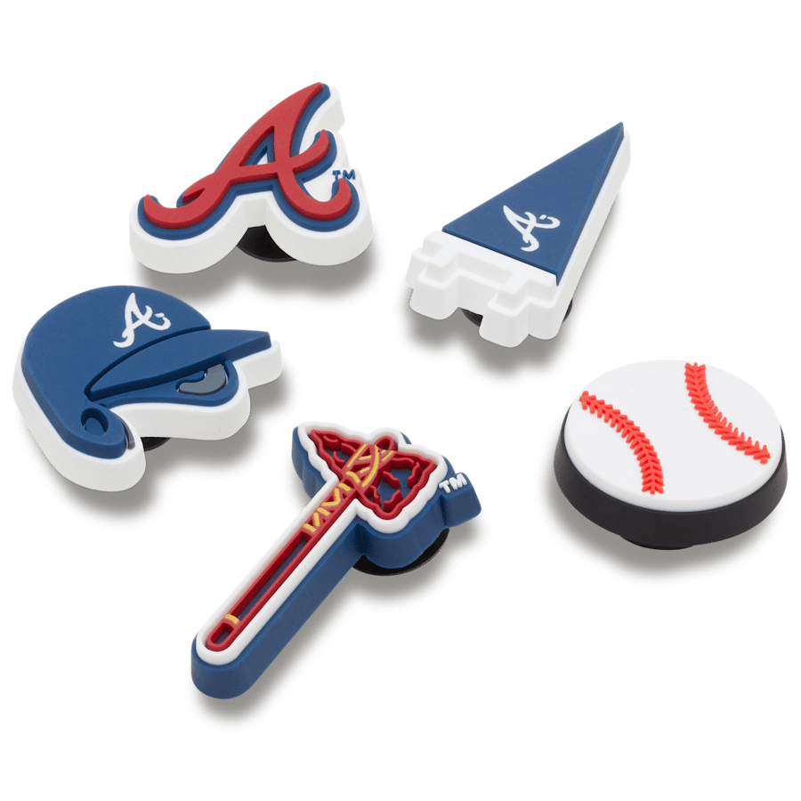 Crocs Exclusive | MLB Atlanta Braves 5 Pack Jibbitz™ charms