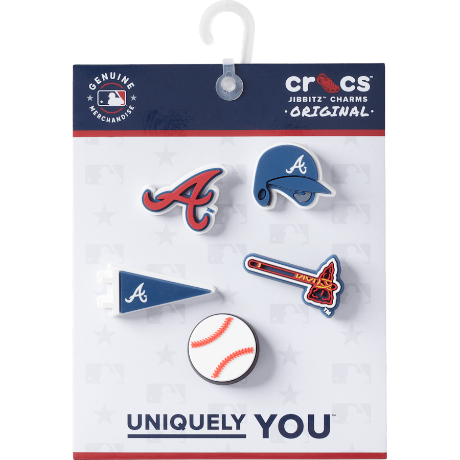 Crocs Exclusive | MLB Atlanta Braves 5 Pack Jibbitz™ charms