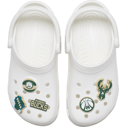 Crocs Best Seller | NBA Milwaukee Bucks 5 Pack Jibbitz™ charms