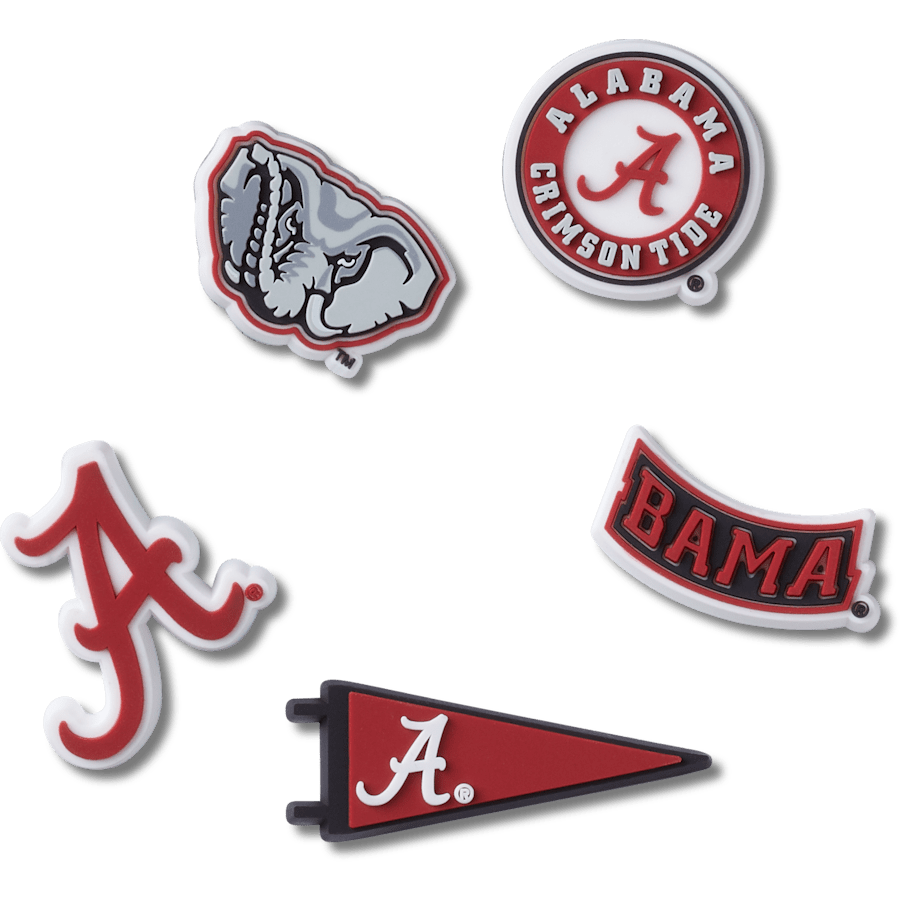 Crocs Great Value | University of Alabama 5 Pack Jibbitz™ charms