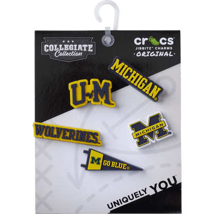 Crocs Best Seller | University of Michigan 5 Pack Jibbitz™ charms
