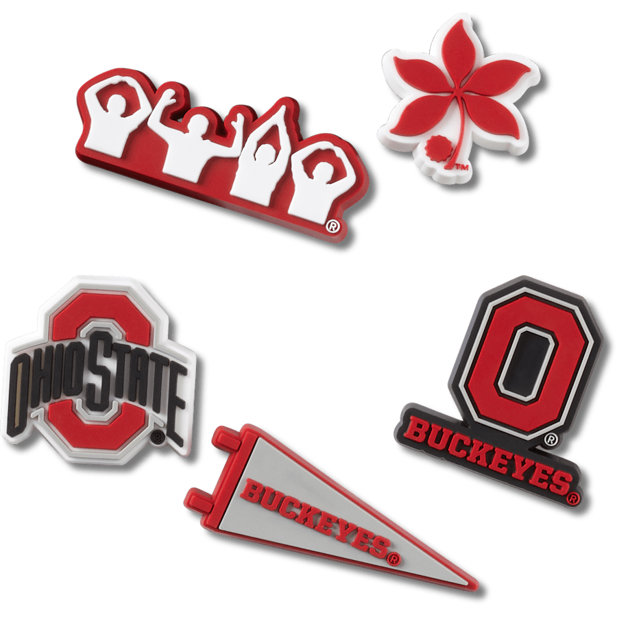 Crocs Premium | Ohio State University 5 Pack Jibbitz™ charms