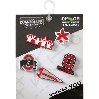 Crocs Premium | Ohio State University 5 Pack Jibbitz™ charms