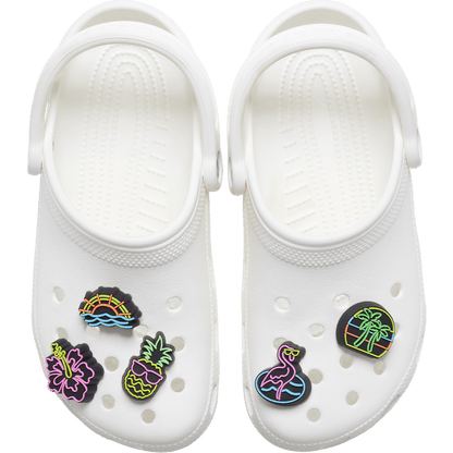 Crocs Premium | Lights Up Neon 5 Pack Jibbitz™ charms
