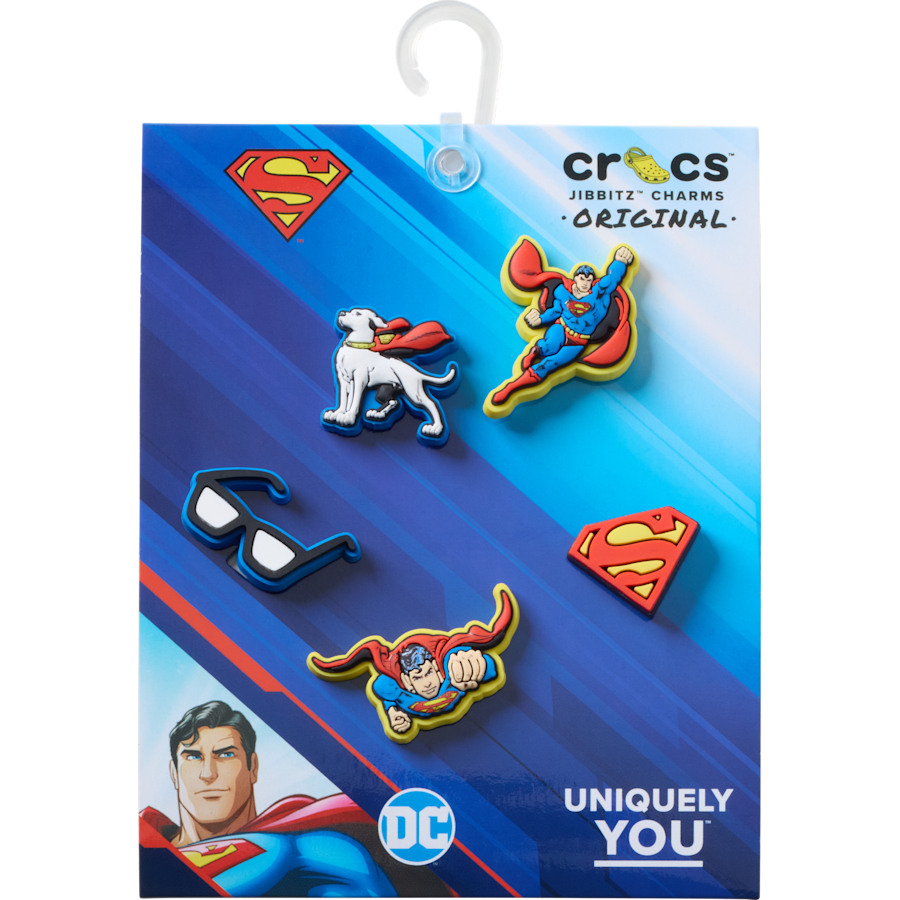 Crocs New | Superman 5 Pck Jibbitz™ charms