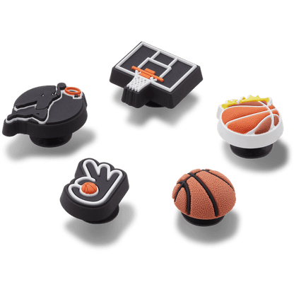 Crocs Exclusive | Basketball Team 5 Pack Jibbitz™ charms