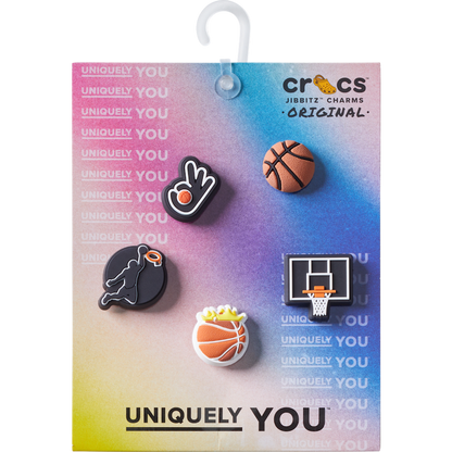 Crocs Exclusive | Basketball Team 5 Pack Jibbitz™ charms