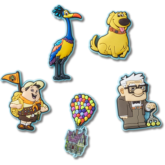 Crocs Quality | Pixar UP 5 Pck Jibbitz™ charms