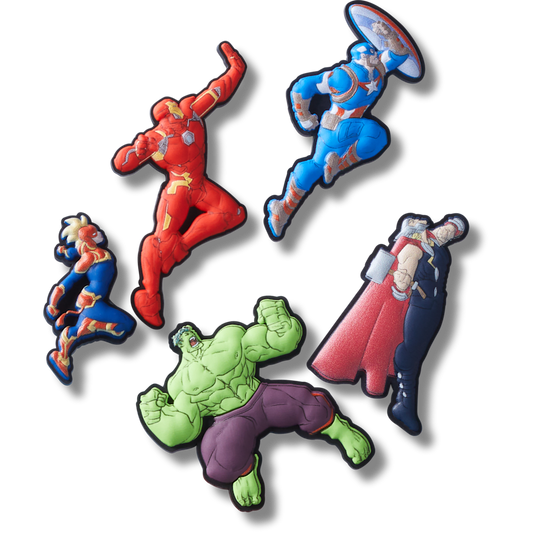 Crocs Recommended | Avengers Heroes 5PCk Jibbitz™ charms