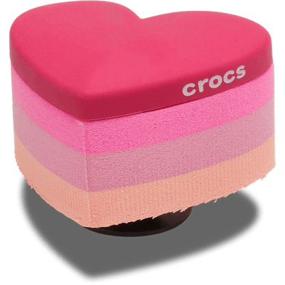 Crocs Deals | Stacked Pink Heart Jibbitz™ charms