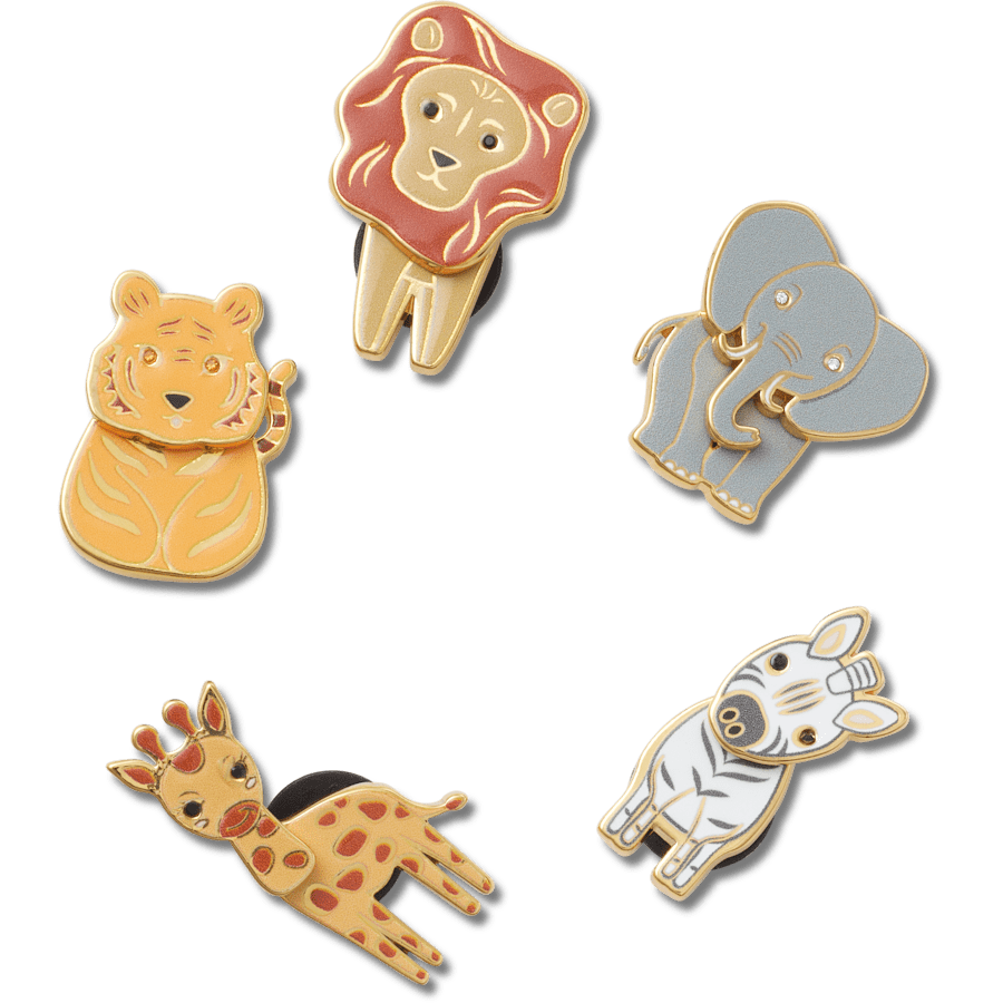 Crocs New | Enamel Safari 5 Pack Jibbitz™ charms