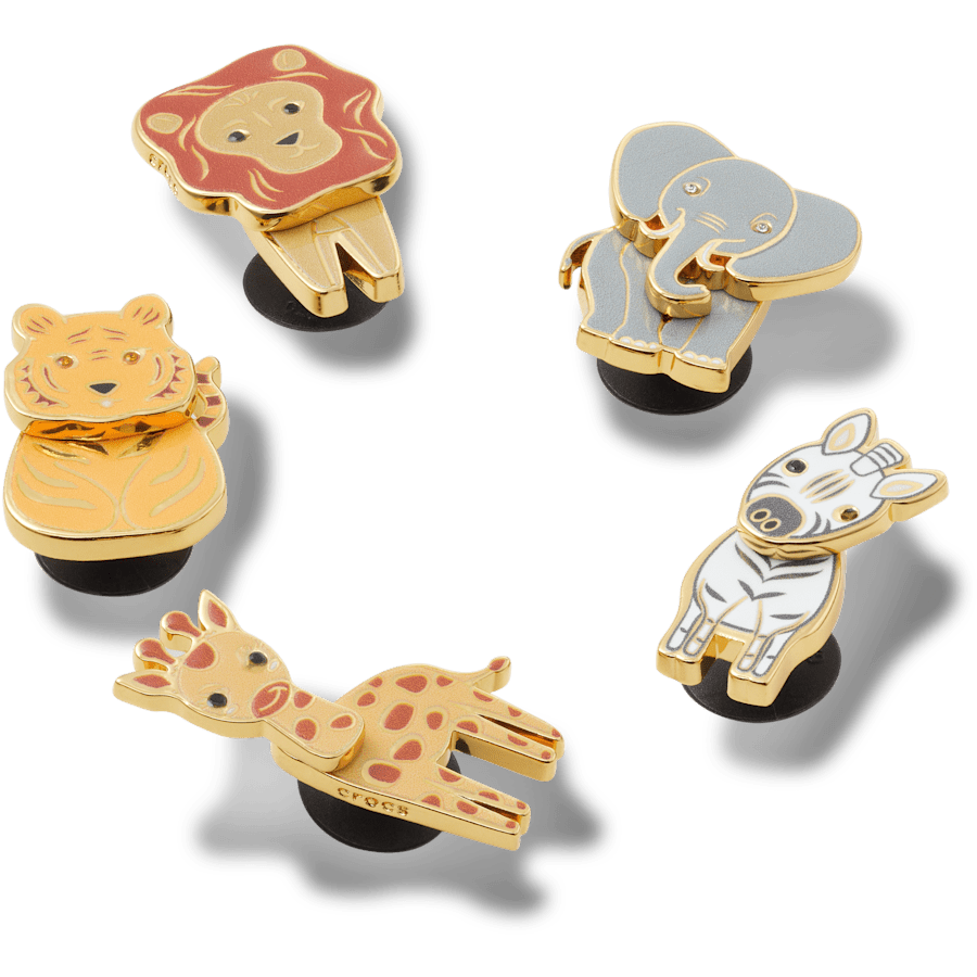 Crocs New | Enamel Safari 5 Pack Jibbitz™ charms