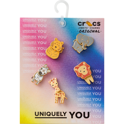 Crocs New | Enamel Safari 5 Pack Jibbitz™ charms