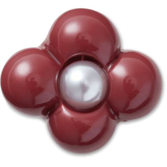Crocs Classic | Expressive Floral Maroon Jibbitz™ charms