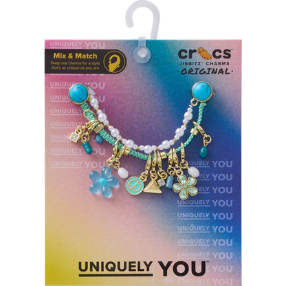 Crocs Deals | Blue Adjustable Charm Chain Jibbitz™ charms