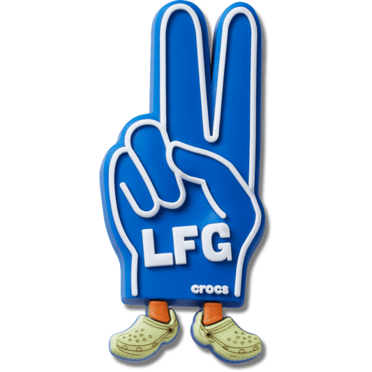 Crocs Exclusive | LFG Foam Peace Sign Jibbitz™ charms