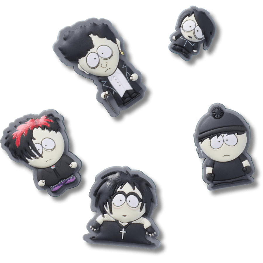 Crocs Sale | South Park Goth Kids 5 Pack Jibbitz Shoe Charm