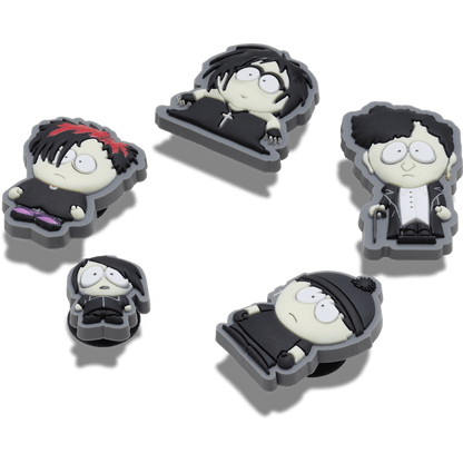 Crocs Sale | South Park Goth Kids 5 Pack Jibbitz Shoe Charm