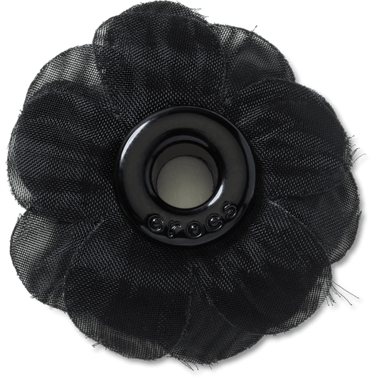 Crocs Special Offer | Black Chiffon Grommet Jibbitz™ charms