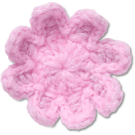 Crocs Popular | Crochet Light Pink Flower Jibbitz™ charms