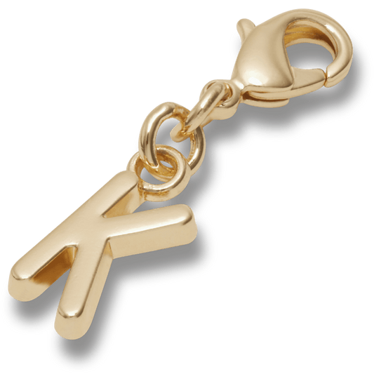 Crocs Recommended | Gold Letter K Charm Jibbitz™ charms