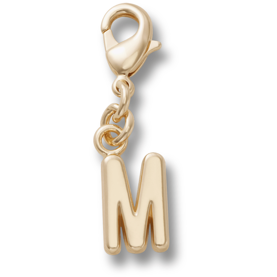 Crocs Hot Sale | Gold Letter M Charm Jibbitz™ charms