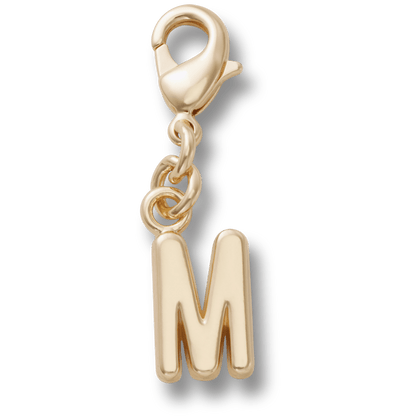 Crocs Hot Sale | Gold Letter M Charm Jibbitz™ charms