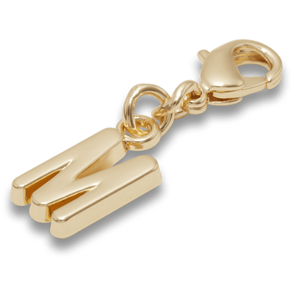 Crocs Hot Sale | Gold Letter M Charm Jibbitz™ charms