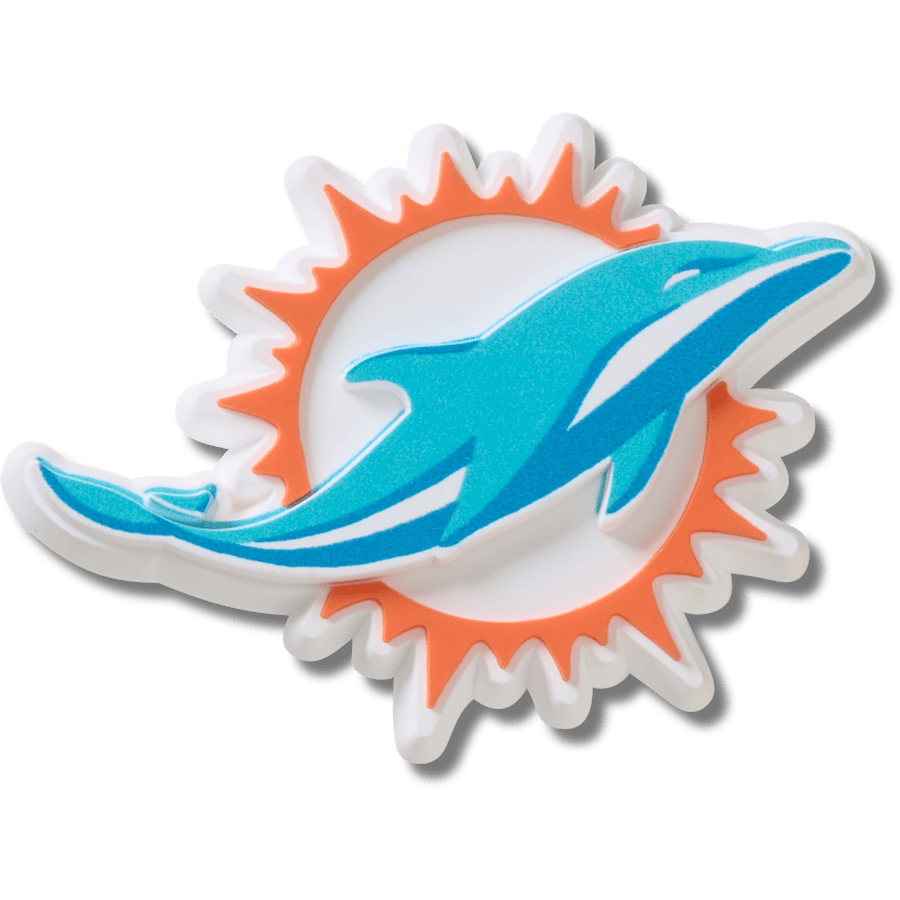 Crocs Best Seller | NFL Miami Dolphins Logo Jibbitz™ charms