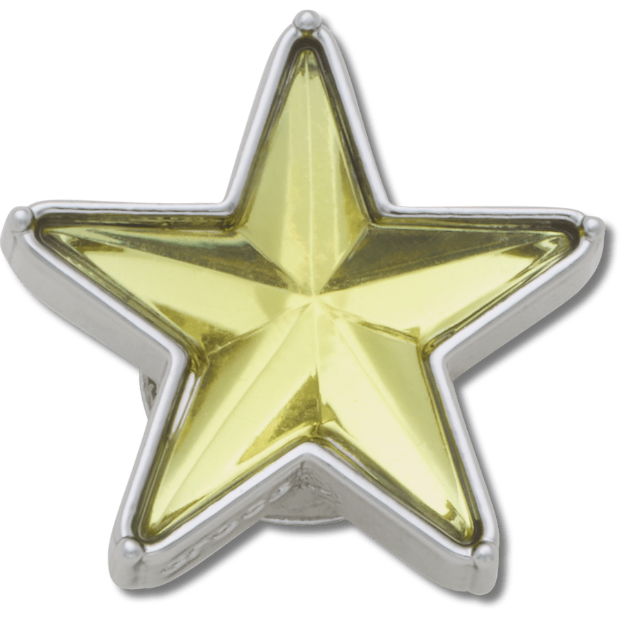 Crocs Smart Buy | Silver and Green SMT Gem Star Jibbitz™ charms