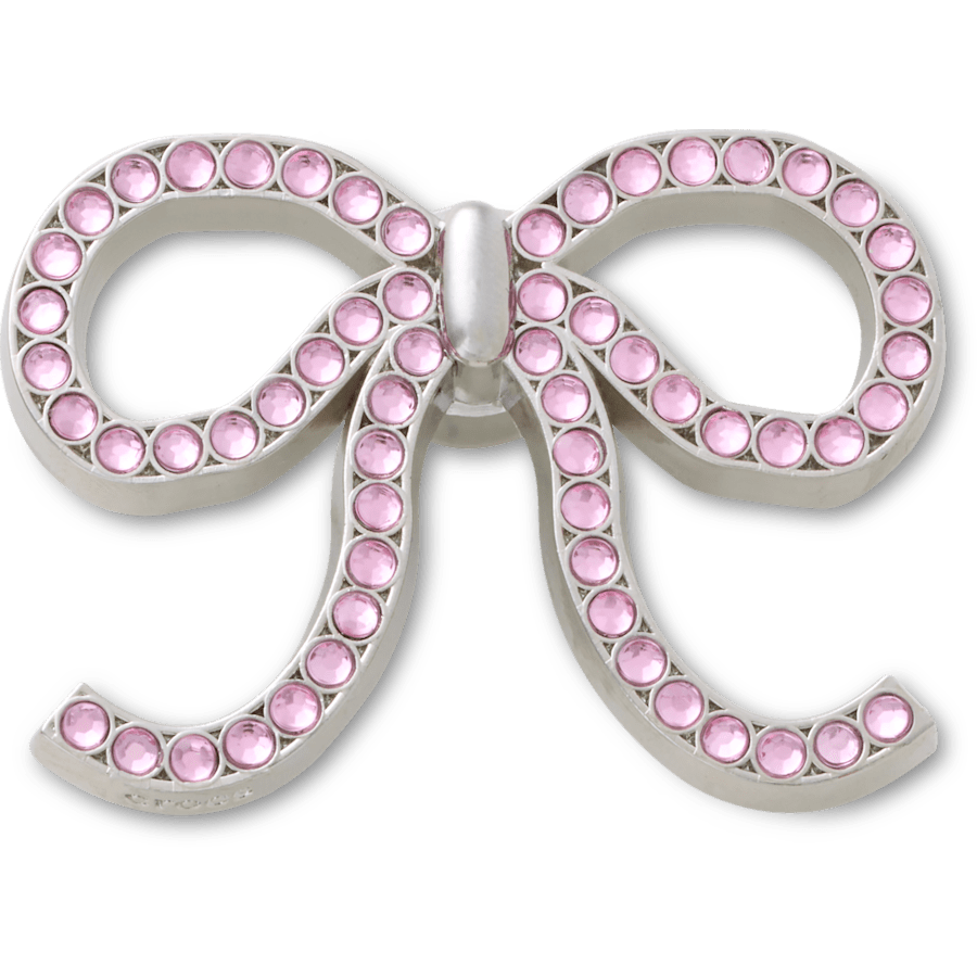 Crocs Trending | Pink Glittery Bow Jibbitz™ charms