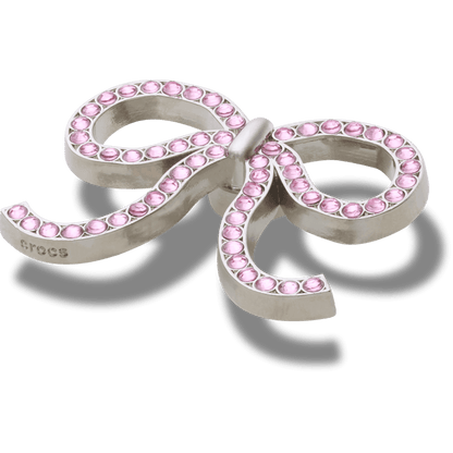 Crocs Trending | Pink Glittery Bow Jibbitz™ charms