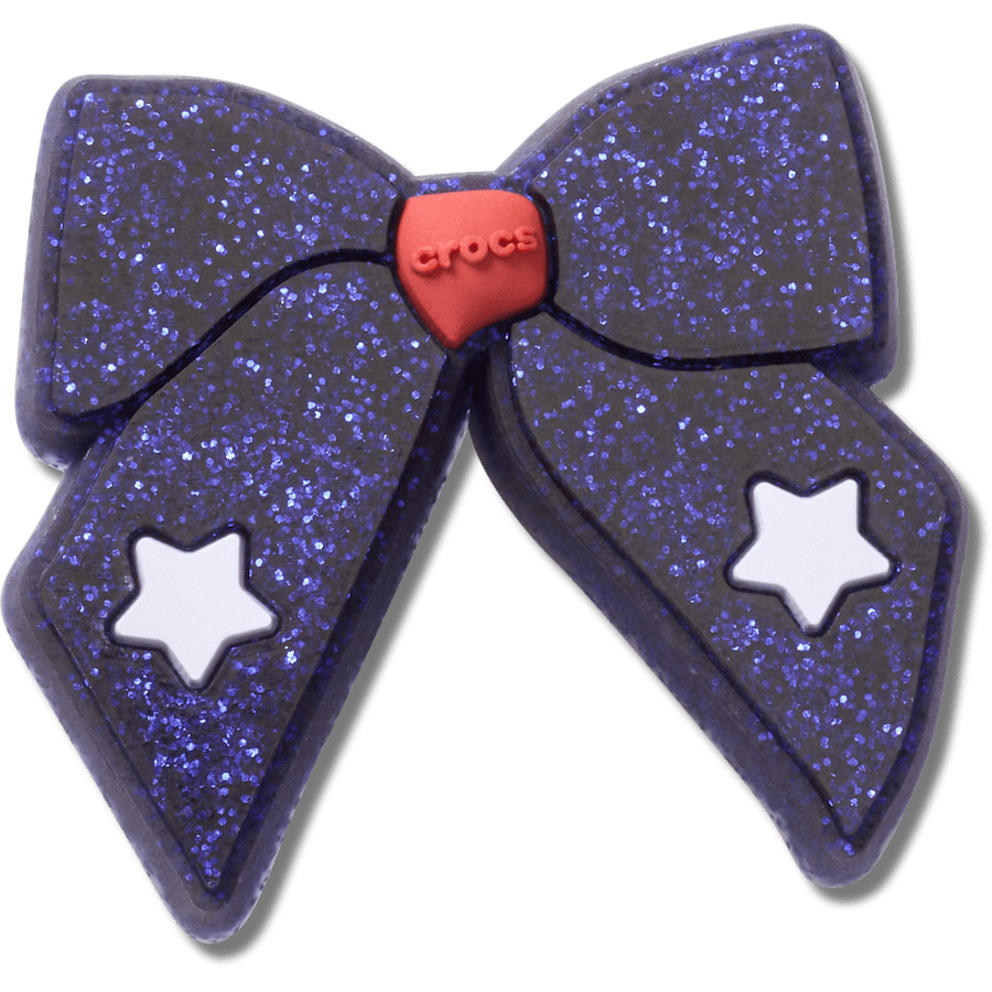 Crocs Exclusive | Glittery Blue Bow Jibbitz™ charms