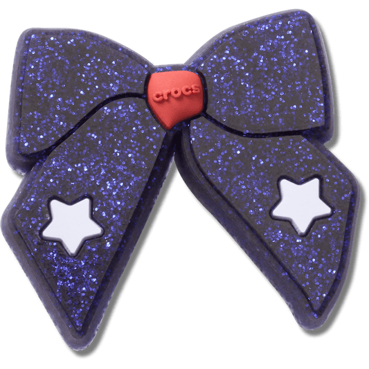 Crocs Exclusive | Glittery Blue Bow Jibbitz™ charms