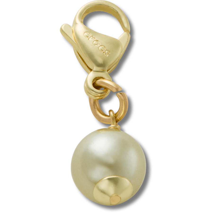Crocs Value | Gold and Green SMT Pearl Charm Jibbitz charm