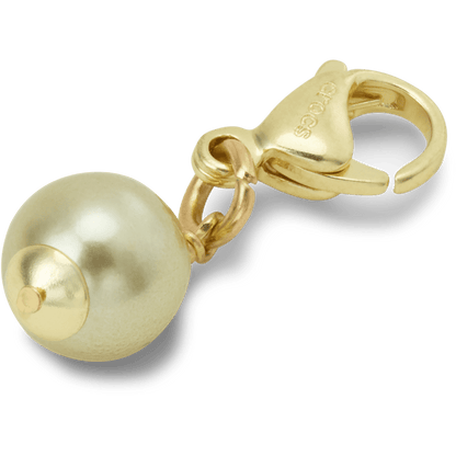 Crocs Value | Gold and Green SMT Pearl Charm Jibbitz charm